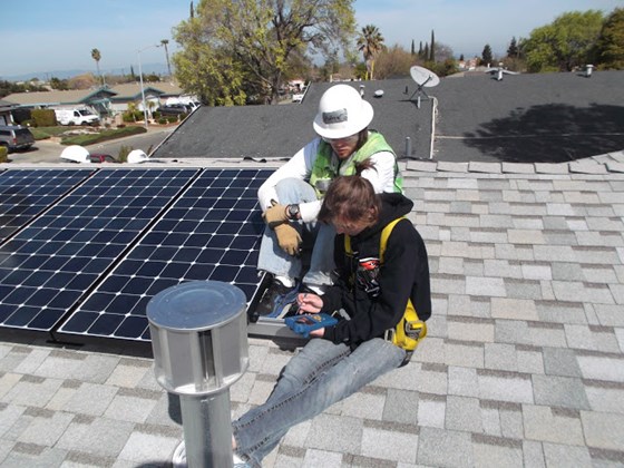 installation experience: Grid Alternative Nonprofit 